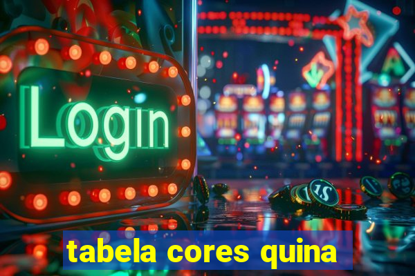 tabela cores quina